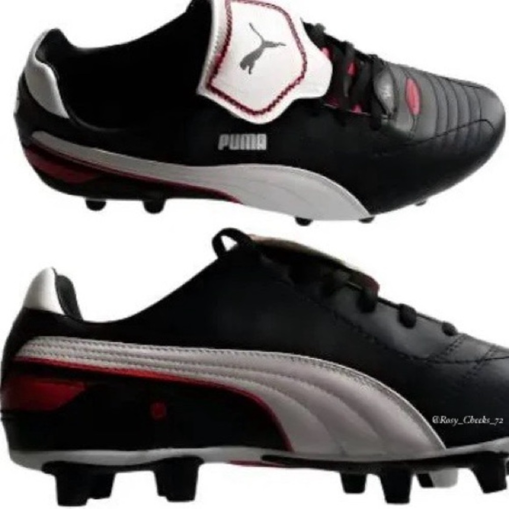 PUMA ESITO FÍNALE HG JR.   BLACK/WHITE/PUMA RED